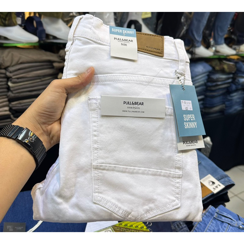 Jeans putih skinny/jeans super skinny pria/jeans super skinny/jeans skinny pria/jeans putih/jeans pu