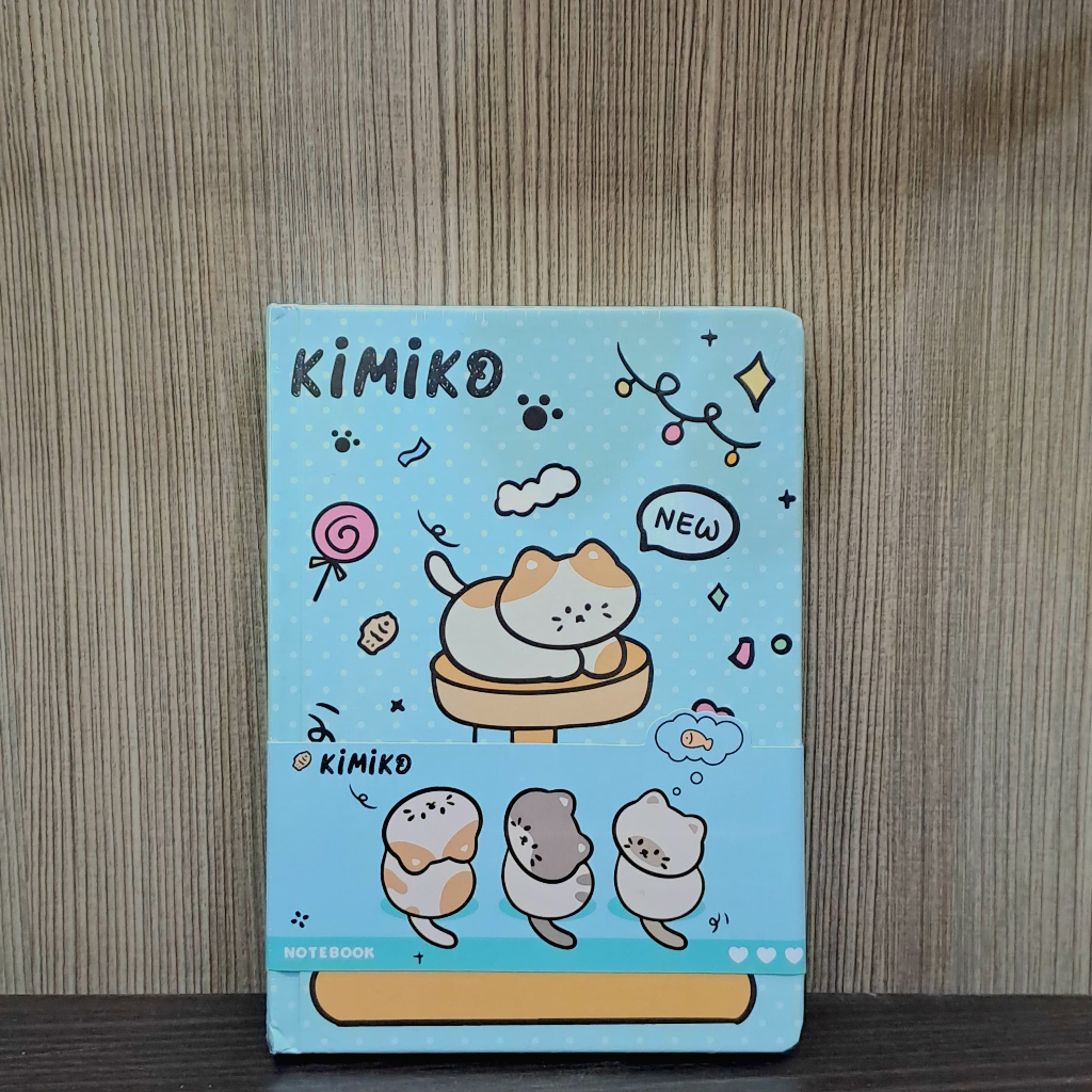 

Gramedia Cirebon - Kako Kimiko Cat HC Notebook A5 Blue