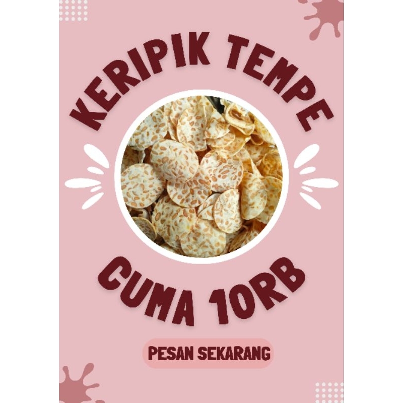 

kerpik tempe - keripik tempe bulat