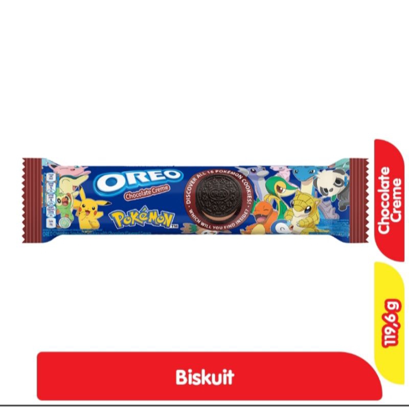 

Oreo rasa cokelat 119,6gr