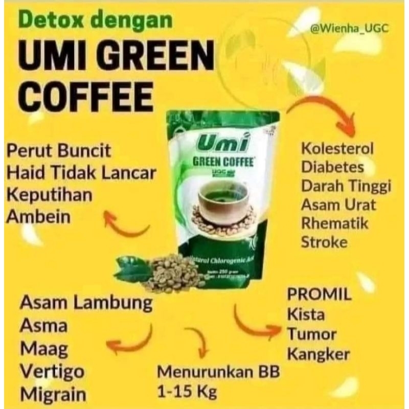 

UGC UMI Green coffee 250gram