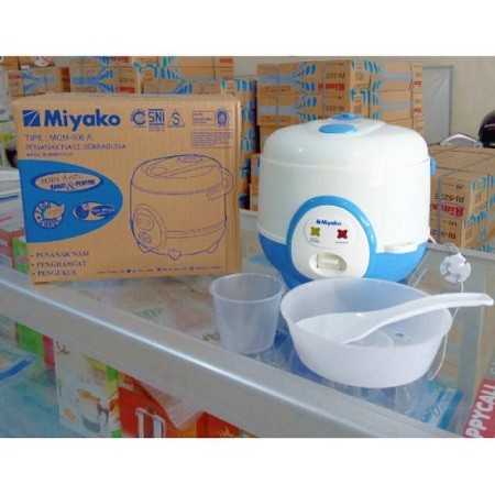 Miyako Magic Com Mini 3in1 MCM 606 A 0.6 Liter / Rice Cooker Mini / Mejikom Kecil Murah / Mejicom Re