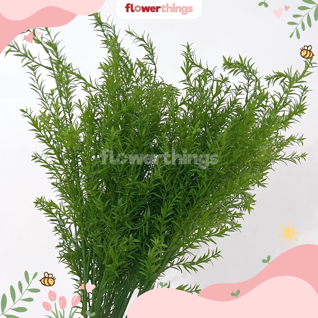 RB ROSEMARY LEAVES - DAUN ARTIFICIAL / PALSU / BUATAN BAHAN PLASTIK