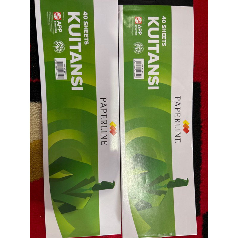 

Kwitansi besar paperline isi 1 pack 10 pcs 40 lembar