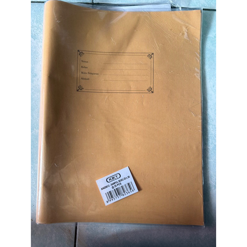 

Ready Stok Sampul buku tulis coklat 1 pak Isi 20 Lembar