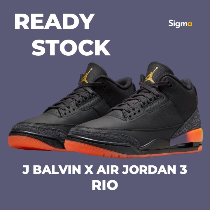 Sneakers Nike Air Jordan 3 J Balvin Rio