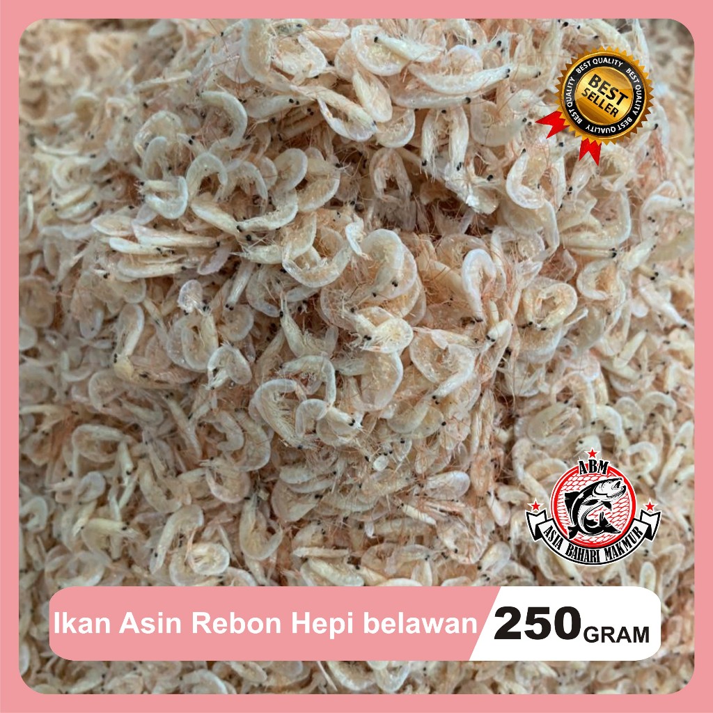 

RB Ikan Asin Rebon Kasar Super Hepi Kasar 250 gr