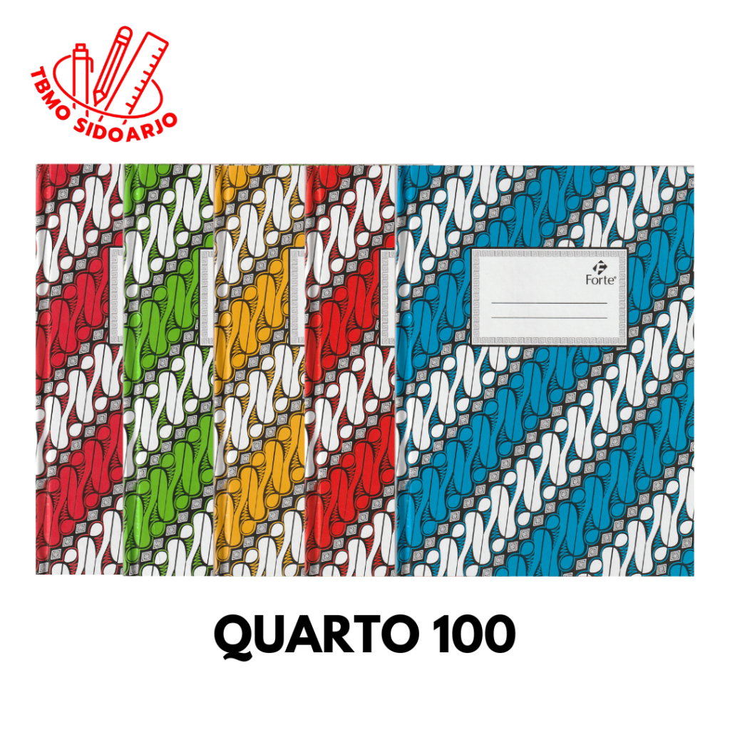 

TBMO Buku Hardcover Forte HC Quarto Isi 100 Lembar