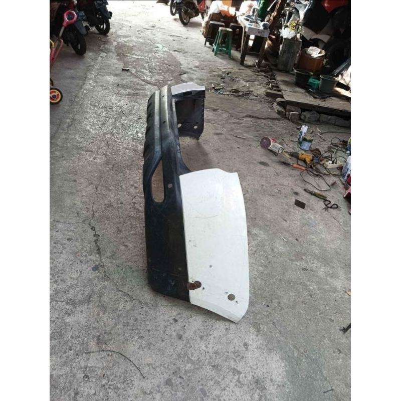 bumper bemper belakang pajero sport 2009 - 2014 original