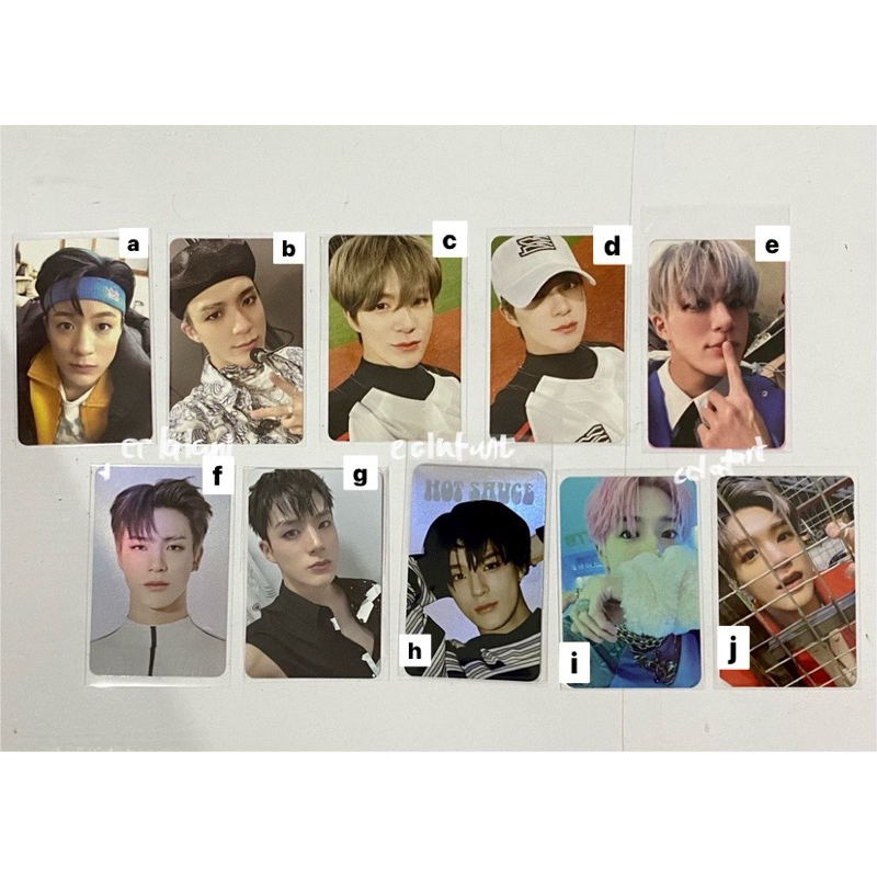 JENO LEE NCT DREAM BASEBALL DREAM SCAPE UNIVERSE CILIK GLITCH MODE BERET ISTJ HOT SAUCE PHOTOCARD PC