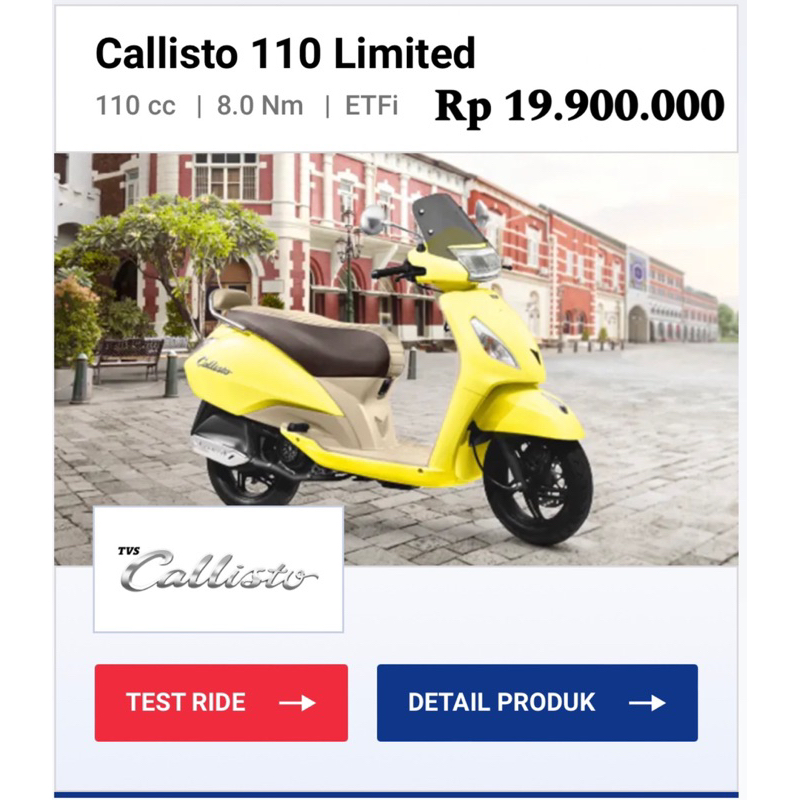 TVS CALLISTO 110 LIMITED