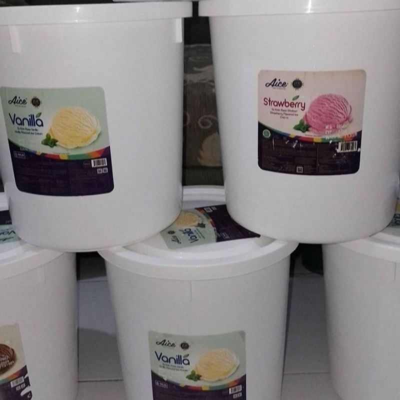 BOX ES KRIM AICE 8 LITER BEKAS SECOND TEBAL