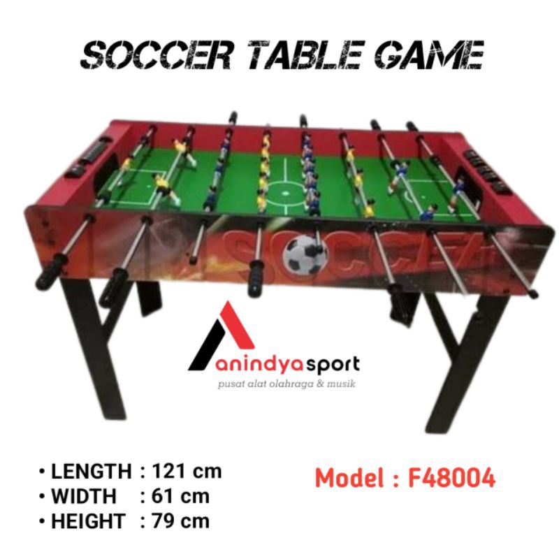 Meja Foosball / Meja Soccer Table Besar / Football Game Table