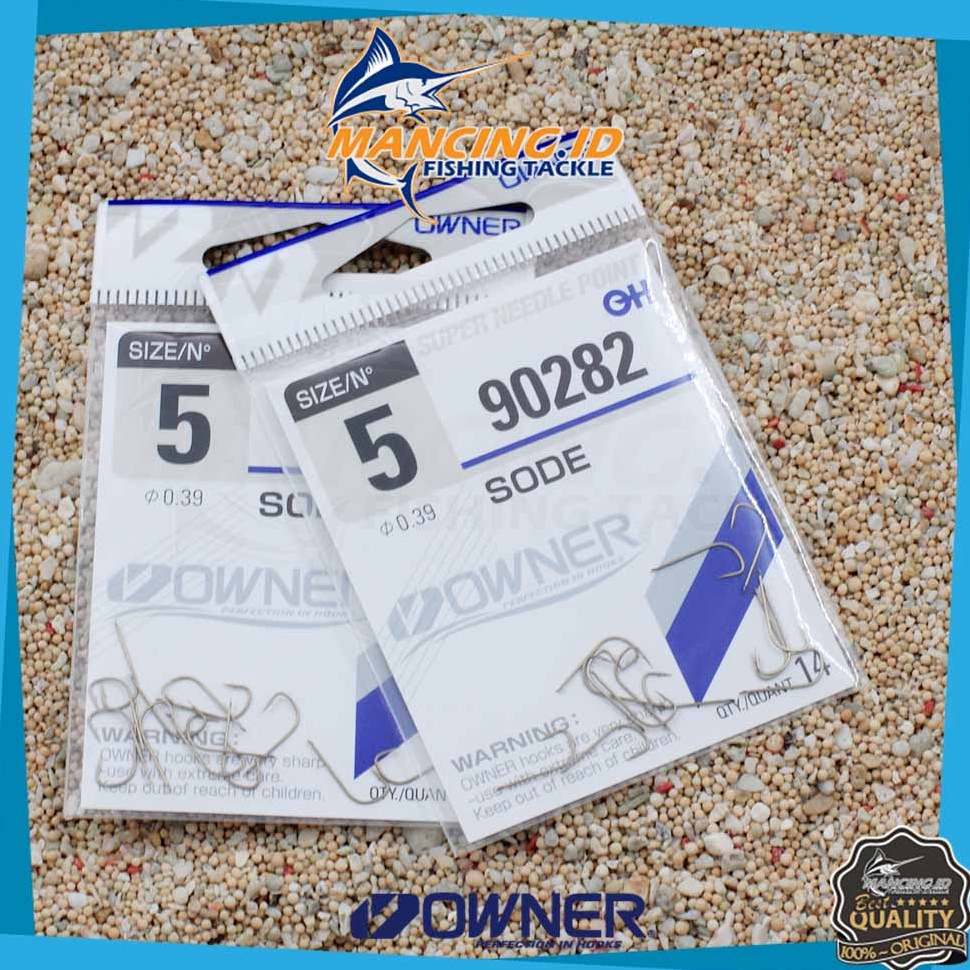 Telah Hadir Owner Sode 9282 Pancing Hook Mata Kail Kuat dan Tajam Made in Japan