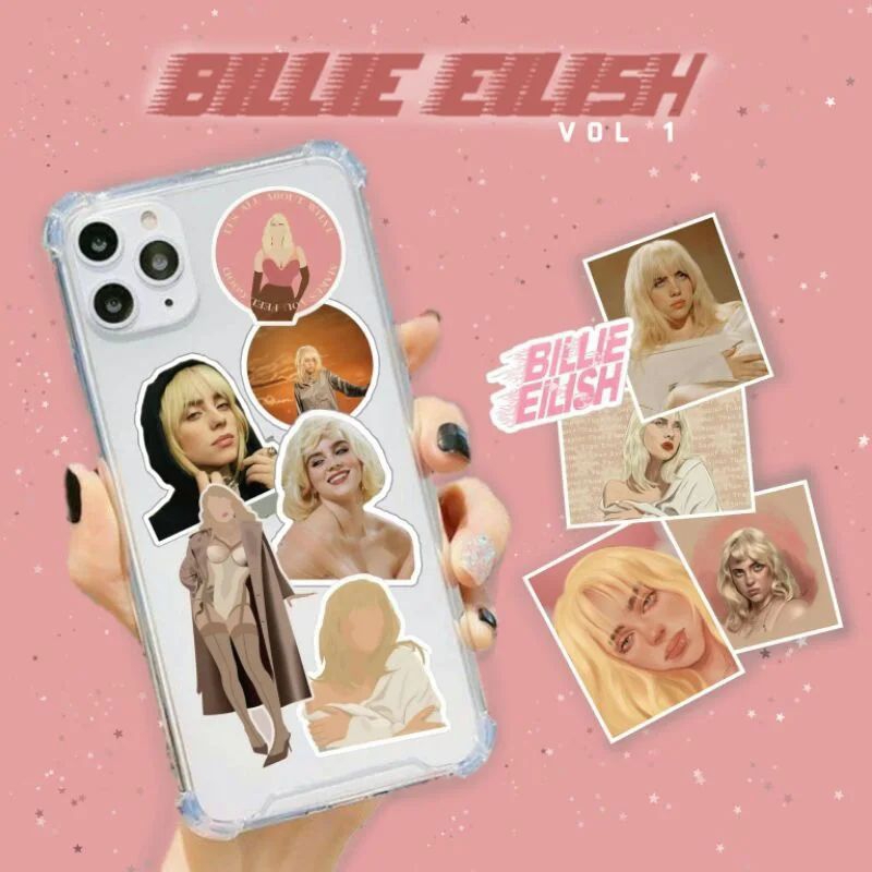

50PCS++ STICKER BILLIE EILISH BLONDE | BILLIE EILISH BLONDE HAIR | STIKER BILLIE EILISH