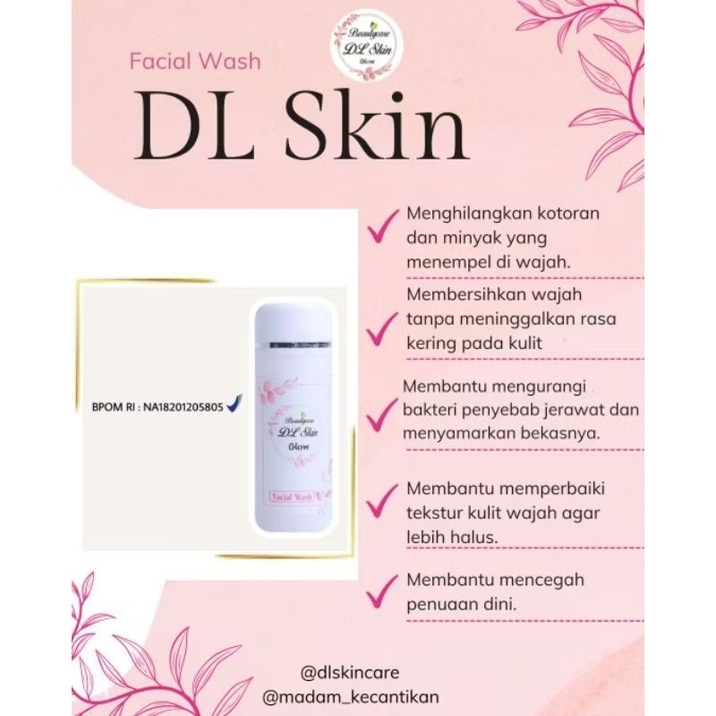 facial wash dl skin