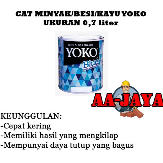 

Cat kayu besi cat minyak Yoko 7ltr TERMURAH DAN TERPERCAYA