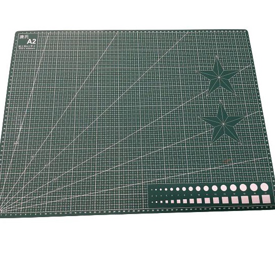 

Cutting Mat Ukuran A2 PVC Double Sided Self Healing Cutting Mat A2 Hijau