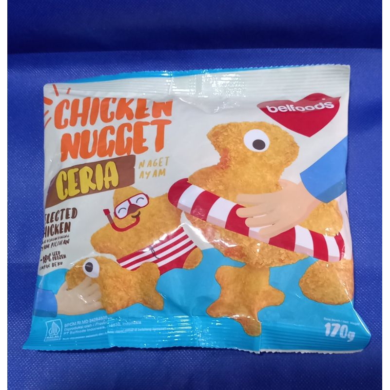 

belfoods chicken nugget ceria 170 gr