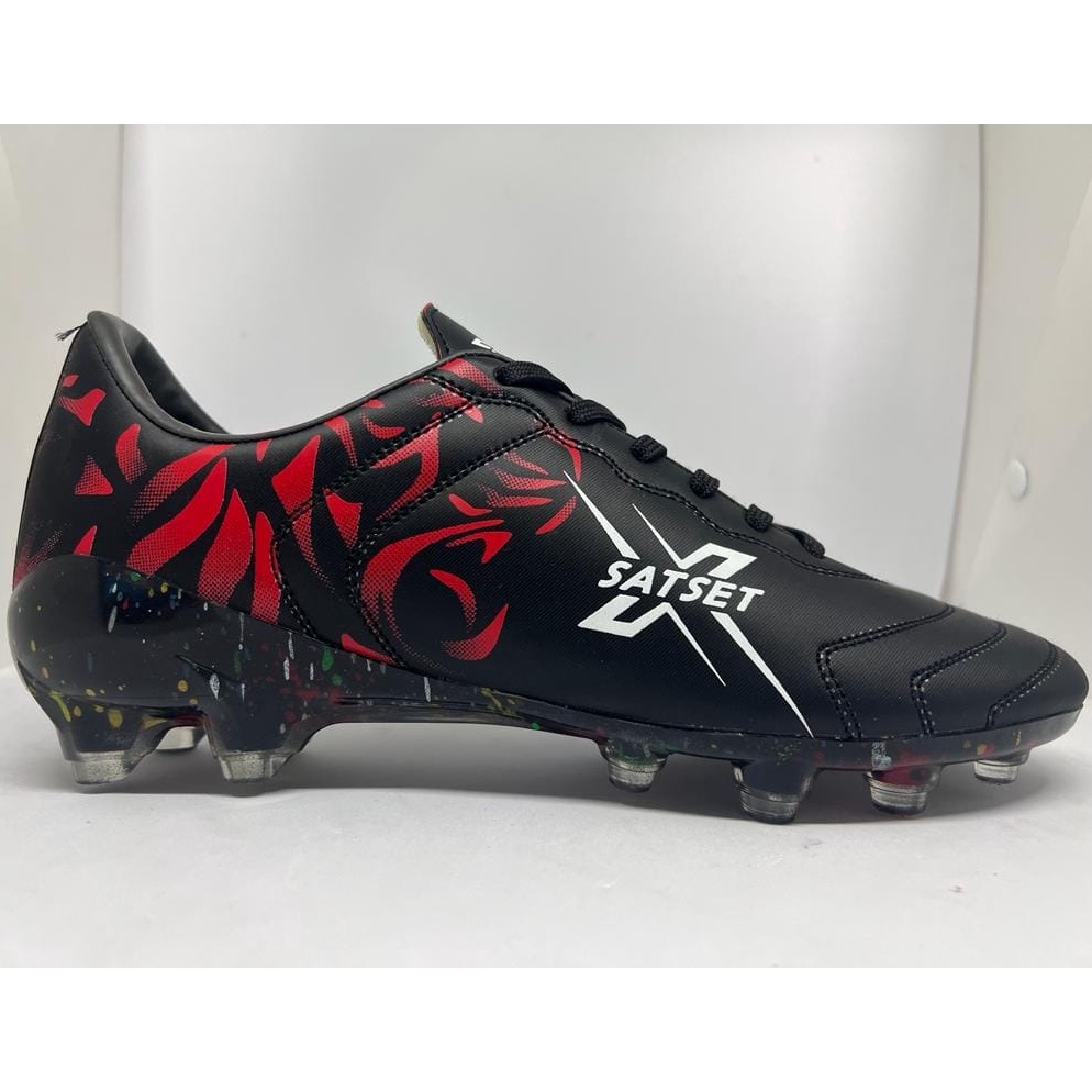 Paling Diminati SEPATU BOLA ORIGINAL 1 SATSET X SEPAK BOLA PRIA JAGABAYA HITAM SPORT STATION SPATU O