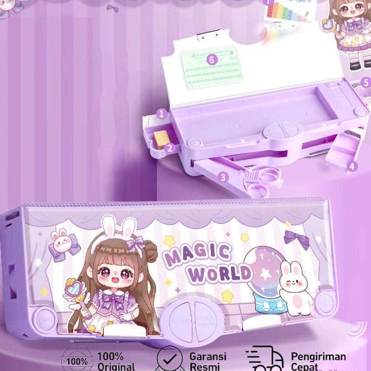 

Tempat Pensil Anak Serbaa Motif Kartun Penghapus Penggaris Rautan Laki Laki Perempuan