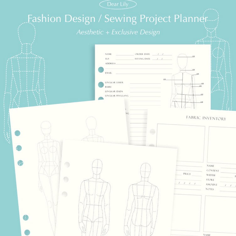 

Teknologi Terkini DEAR LILY SEWING PLANNER A5 B5 A4 Isi Kes Binder Buku Sketsa Fashion Binder Fashion Design Sewing Project Planner Rancangan Busana Nota Jahit A5 6 2 lubang Buku Model Sketsa Busana Buku Jahit