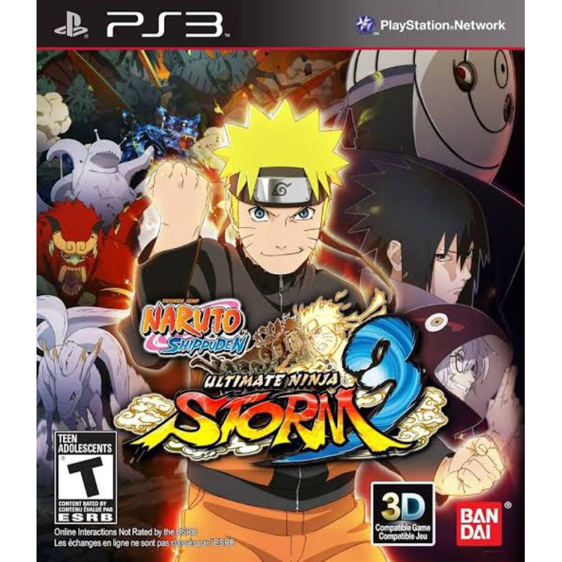 Kaset Playstation 3, Naruto Shippuden : Ultimate Ninja Storm 3 (original)