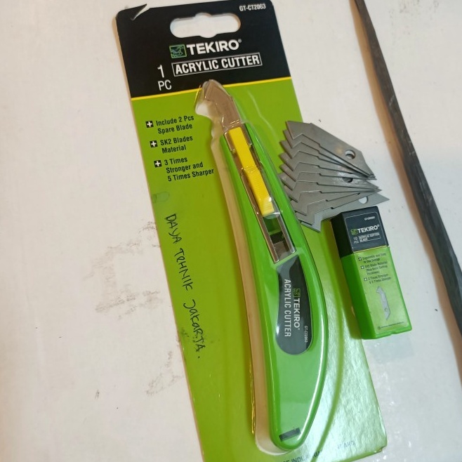 

tekiro cuter akrilik PLUS isi akrilik 1pcs original acrylic