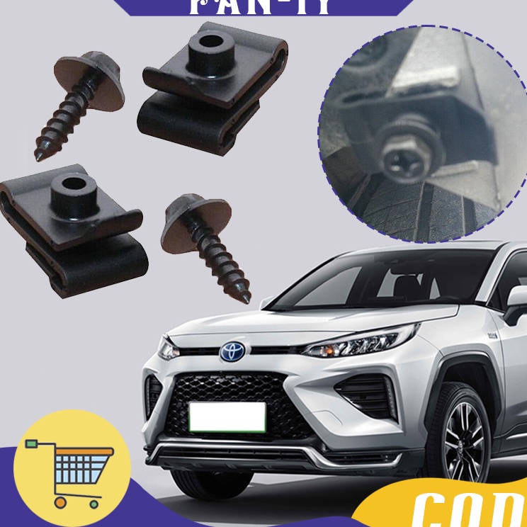 YALIN 5Pcs Baut Fender Mobil  5Pcs Klip Bumper  Klip Spakbor Toyota  Klip Lapisan Fender