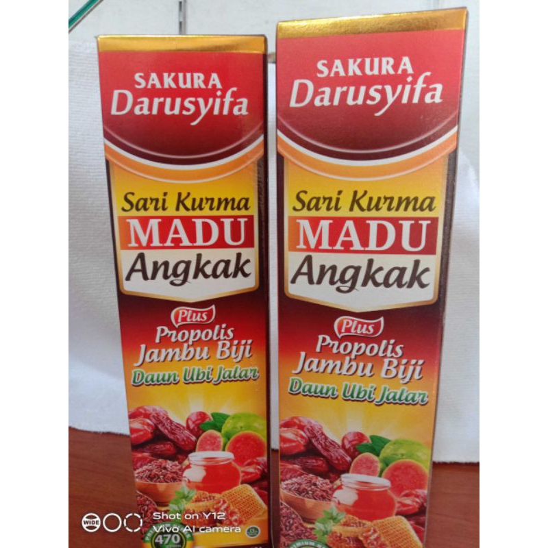 

Sari Kurma Madu Angkak SAKURA Darusyifa plus Propolis Obat Typus Demam Tinggi&Menjaga Stamina Tubuh
