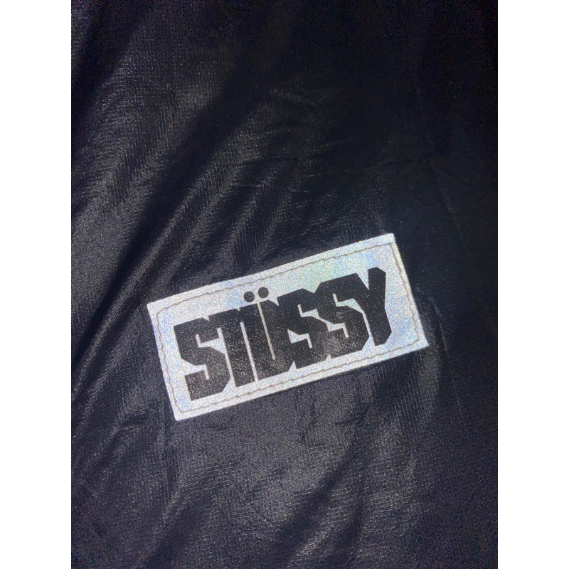 Stussy Puffer Down Jacket Reversible reflective patch Rare