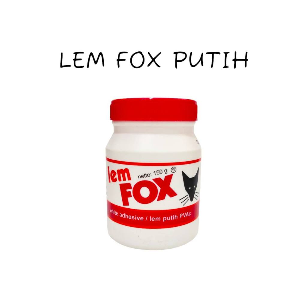 

LEM FOX PUTIH / LEM PUTIH SERBAGUNA BOTOL FOX 150GR