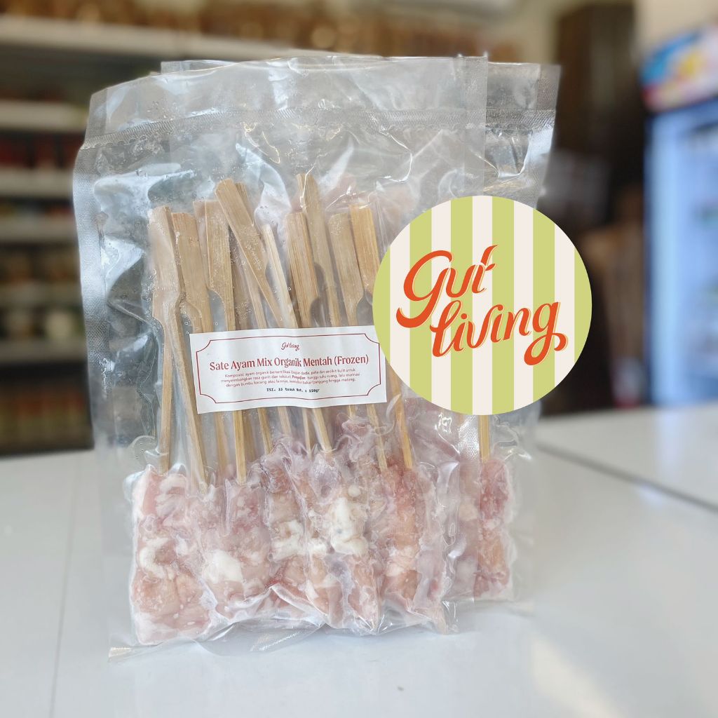 Sate Ayam Organik Satay Sapi Grassfed Mentah Matang Frozen