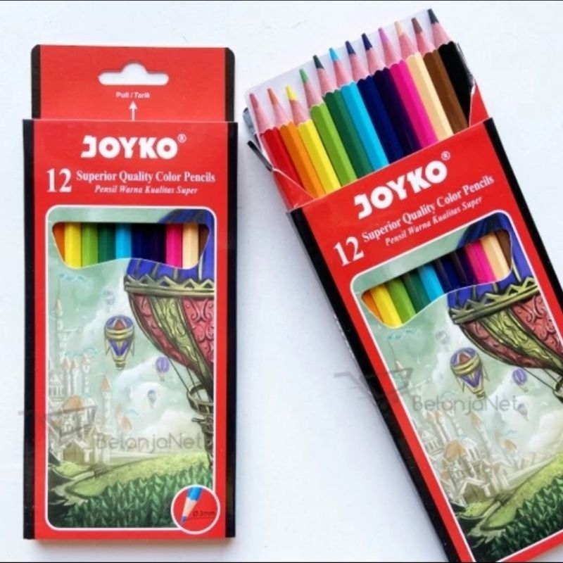 

Pensil Warna 12pcs Joyko CP-S12/CP-100/CP-109 dan CP-101