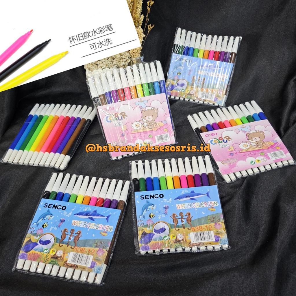 

SPIDOL 12 WARNA 14CM LEBIH AWET/ SPIDOL MEWARNAI / PENSIL AIR MELUKIS / KELIR AIR / COLORING MARKER / WCP5244