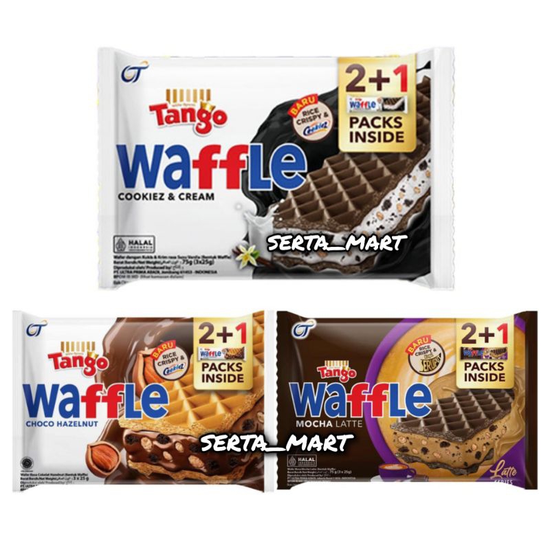 

Tango Waffle Choco Hazelnut / Cookiez Cream 3x25gr