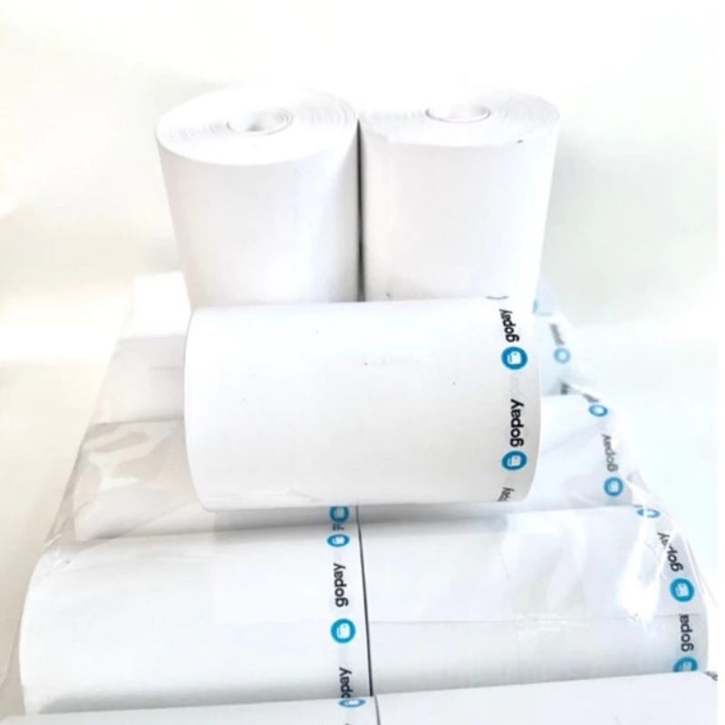 

KERTAS STRUK THERMAL LOGO GOPAY 58X40mm