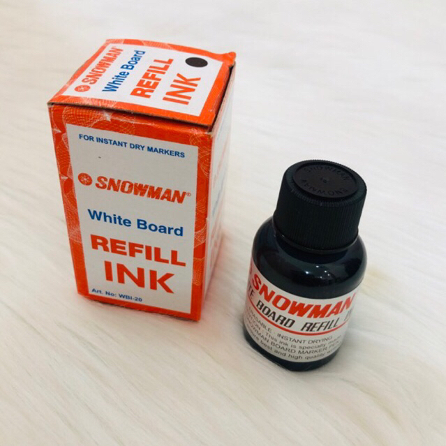 

REFILL TINTA SPIDOL WHITE BOARD SNOWMAN WBI-20