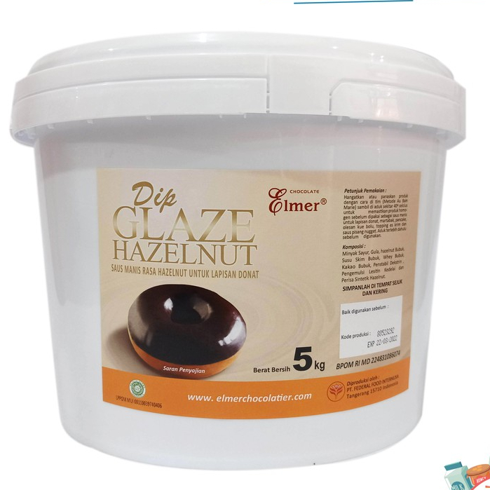 

Glaze Hazelnut Elmer (Repack) 250g