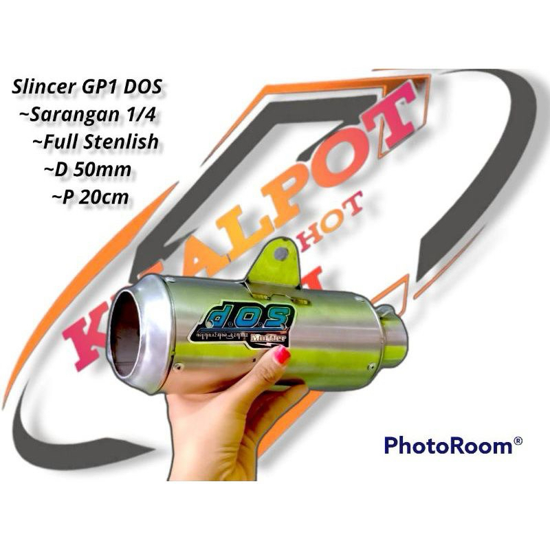 slincer knalpot dos gp1 only d50 mm