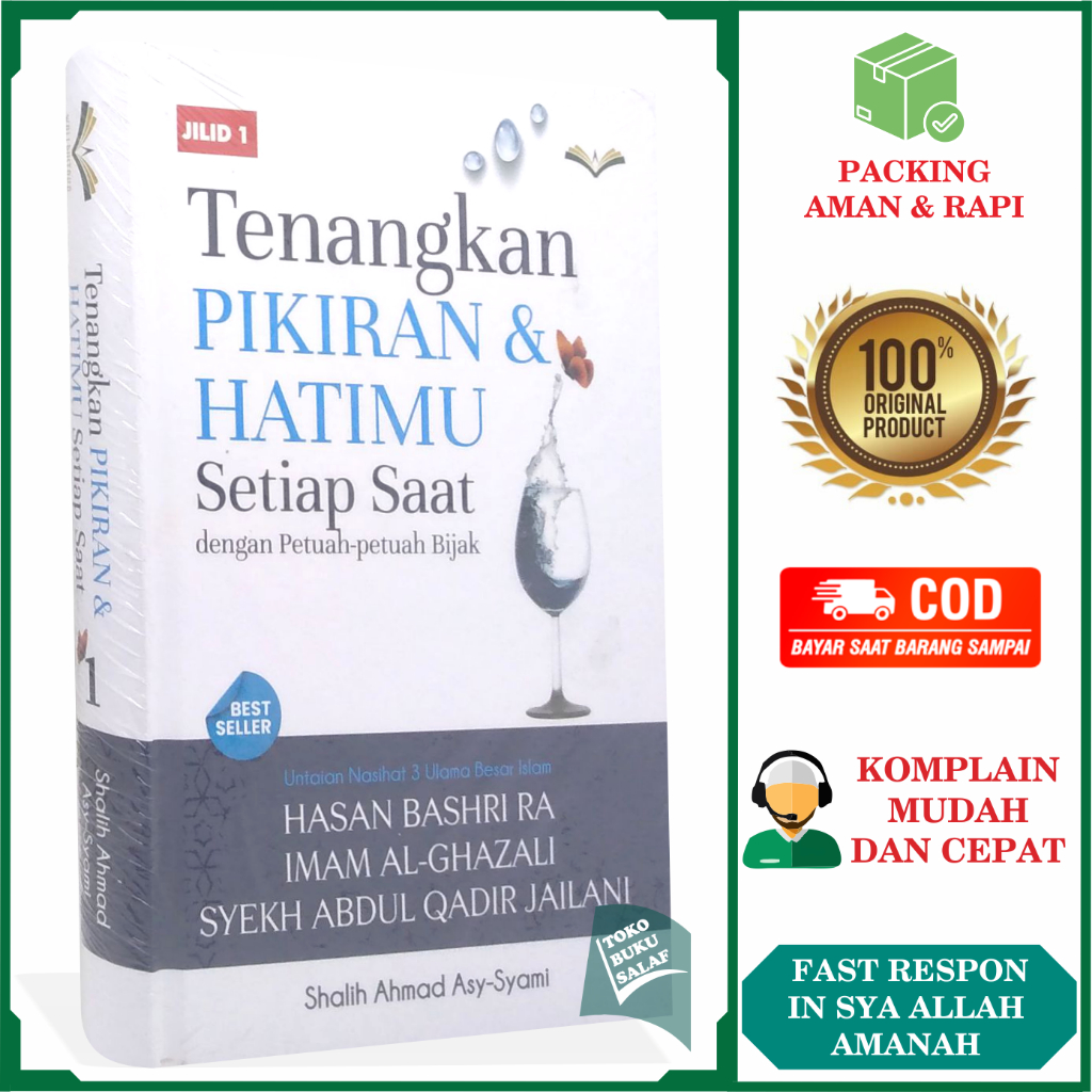 Tenangkan Pikiran dan Hatimu Setiap Saat JILID 1 Untaian Nasihat 3 Ulama Besar Islam Hasan Bashri Im