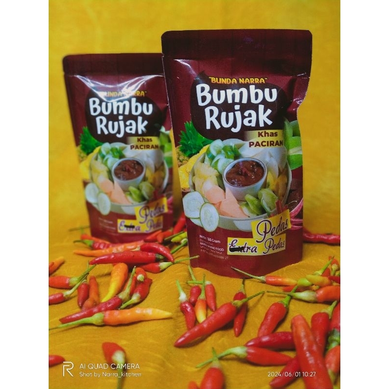 

BUMBU RUJAK Instan "BUNDA Narra " khas paciran