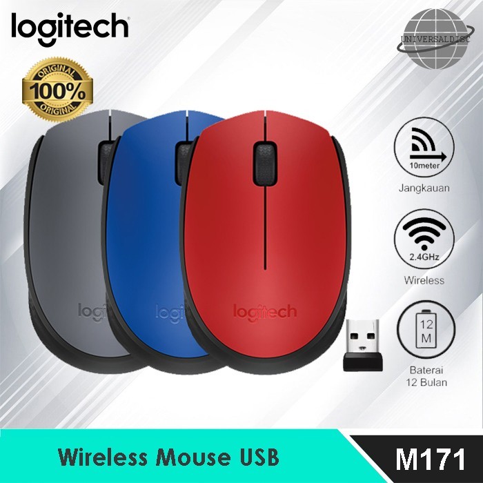 LOGITECH M171 MOUSE WIRELESS LOGITECH M171 (ORIGINAL)