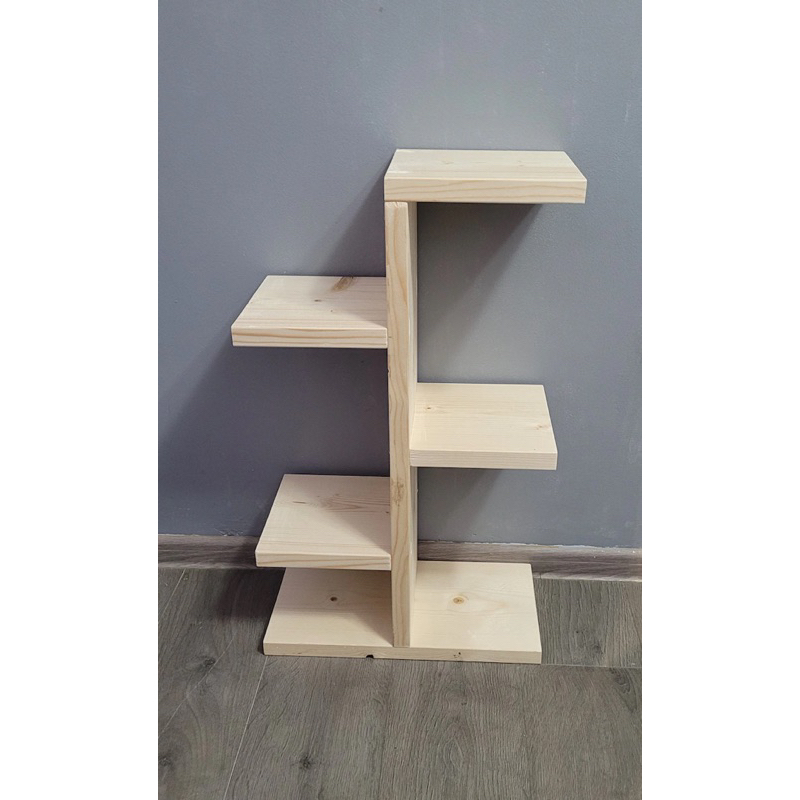 Standing pot kayu susun dekorasi taman dan dekorasi rumah