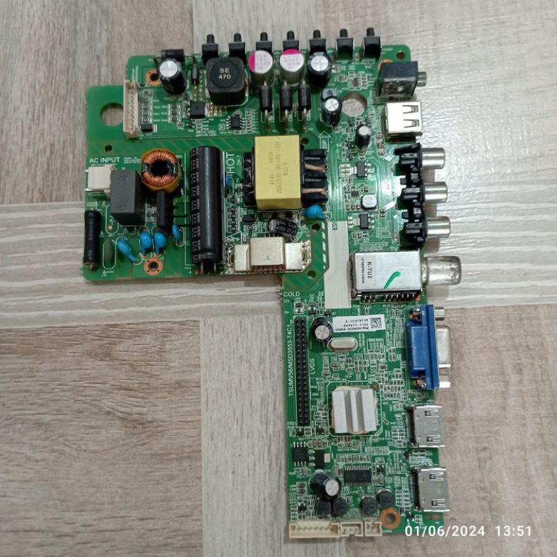 MB MOBO MAINBOARD MESIN TV PHILIPS 32PHA2S/70 PS32