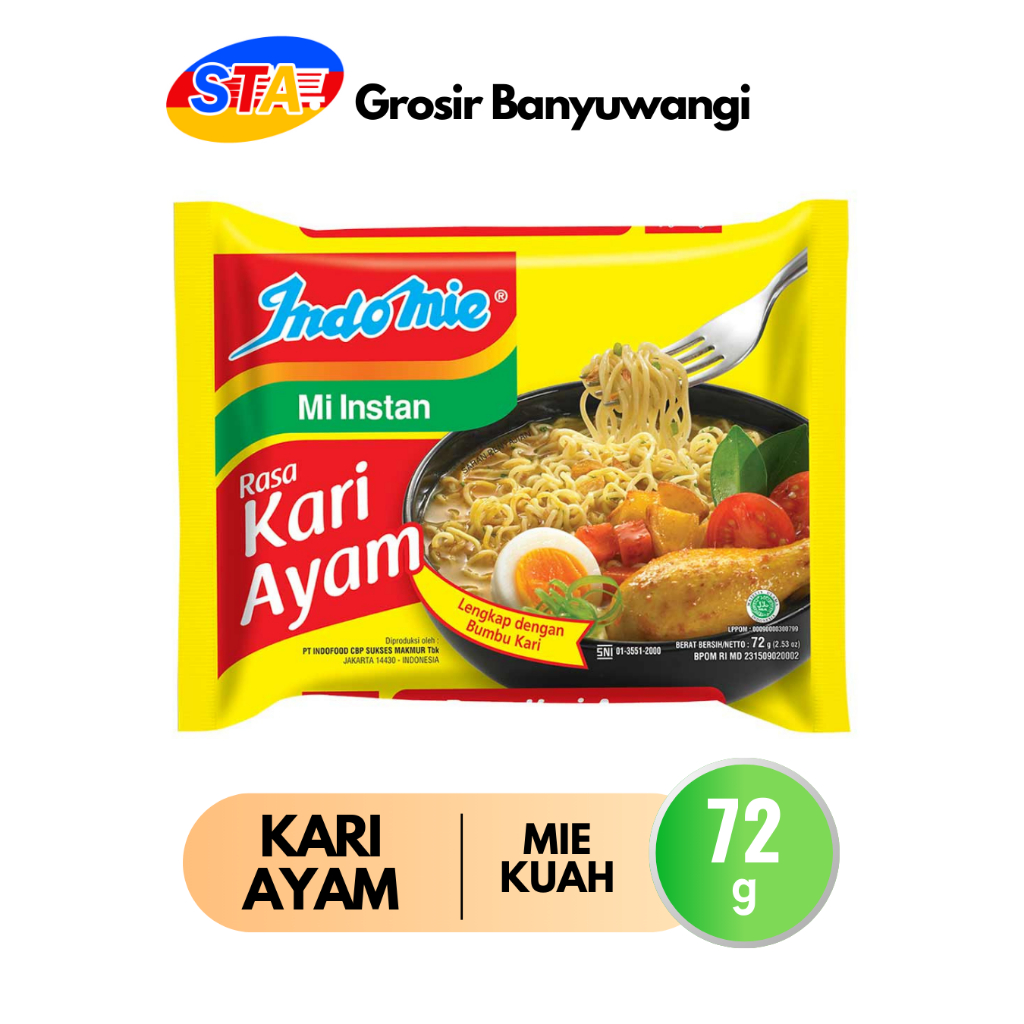 

[JATIM-BWI] INDOMIE KARI AYAM 72G | MIE KUAH