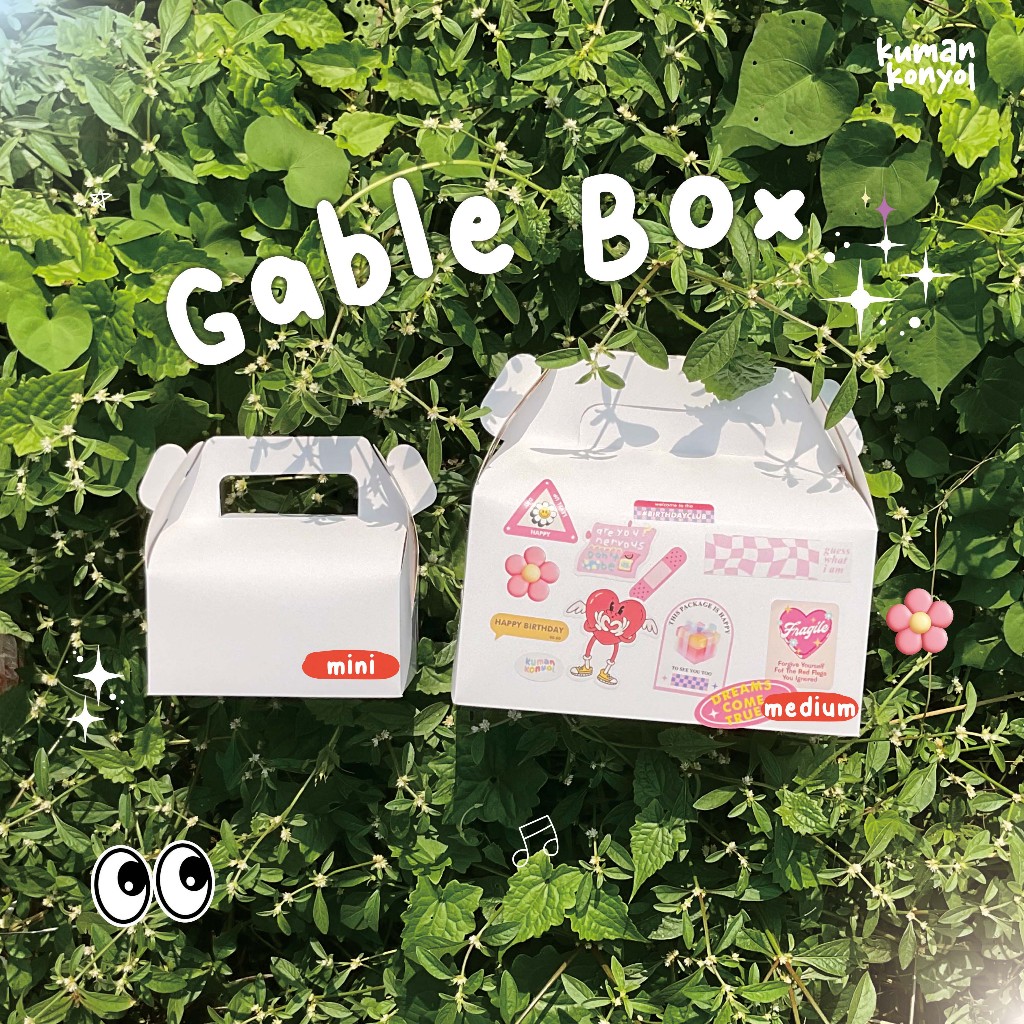 

GABLE BOX ◼ PEMBUNGKUS KADO UNIK ◼ ESTETIK ◼ AESTHETIC ◼ BUNGKUS KADO MURAH VIRAL