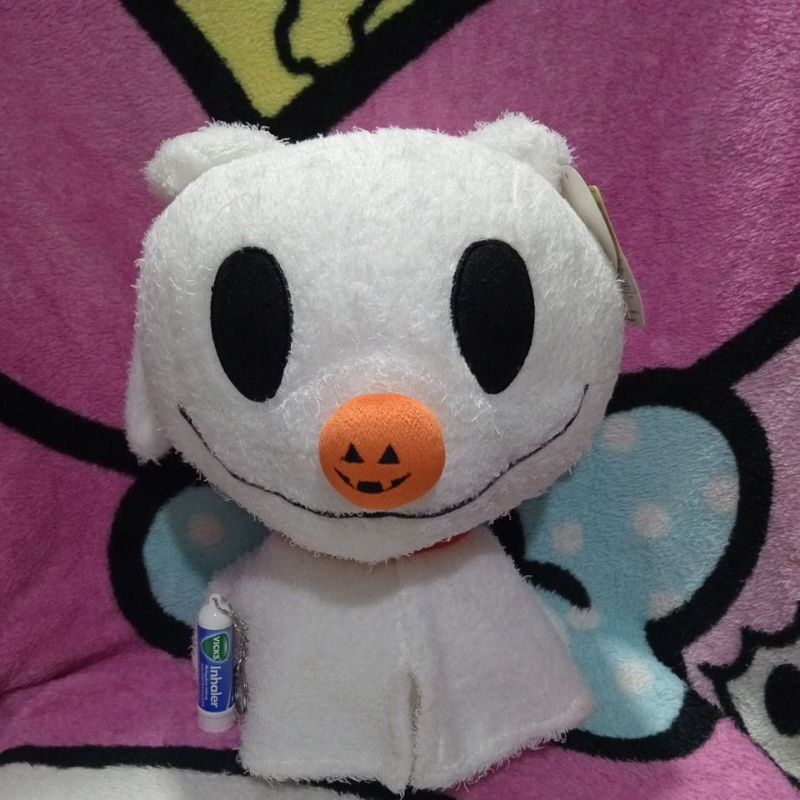 Boneka karakter Nightmare Christmas Zero Jack/ anjing hantu( Newtag) Original Disney