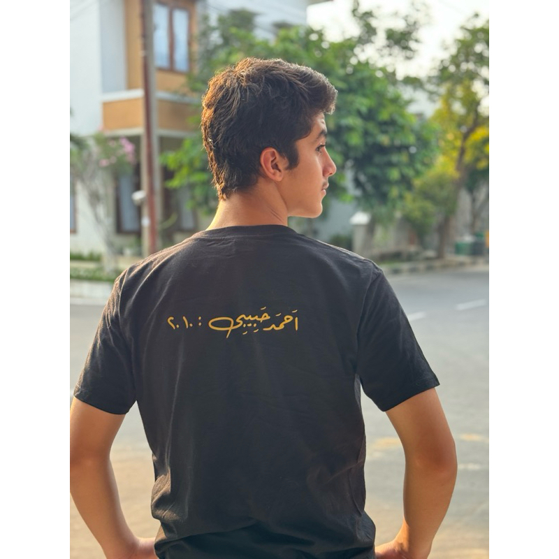 Kaos custom nama kaligrafi