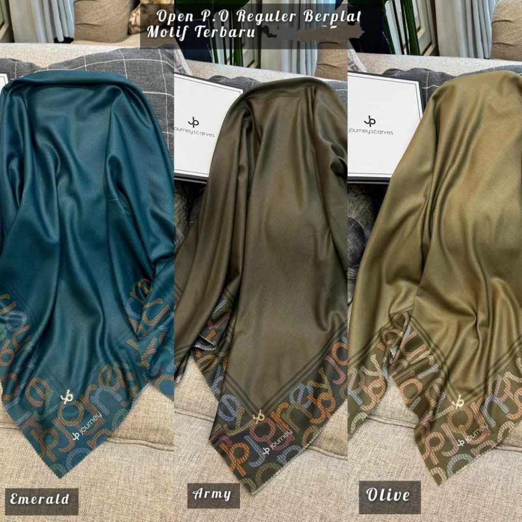 Part 2 Journey Scarf Jilbab Journey Milla Series Segiempat Voal Motif Premium